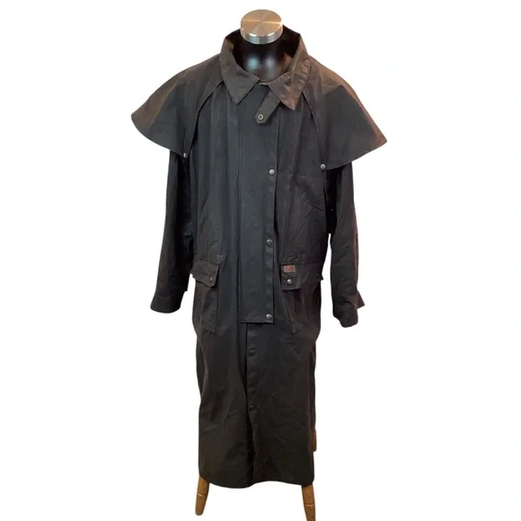 Trench Coat Outback Trading Waterproof Oilskin Low Rider Duster